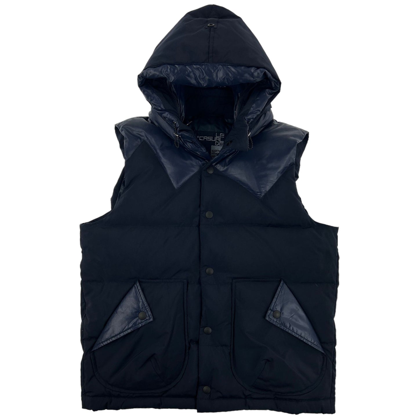 Vintage Marithe + Francois Girbaud Hooded Puffa Gilet Size S