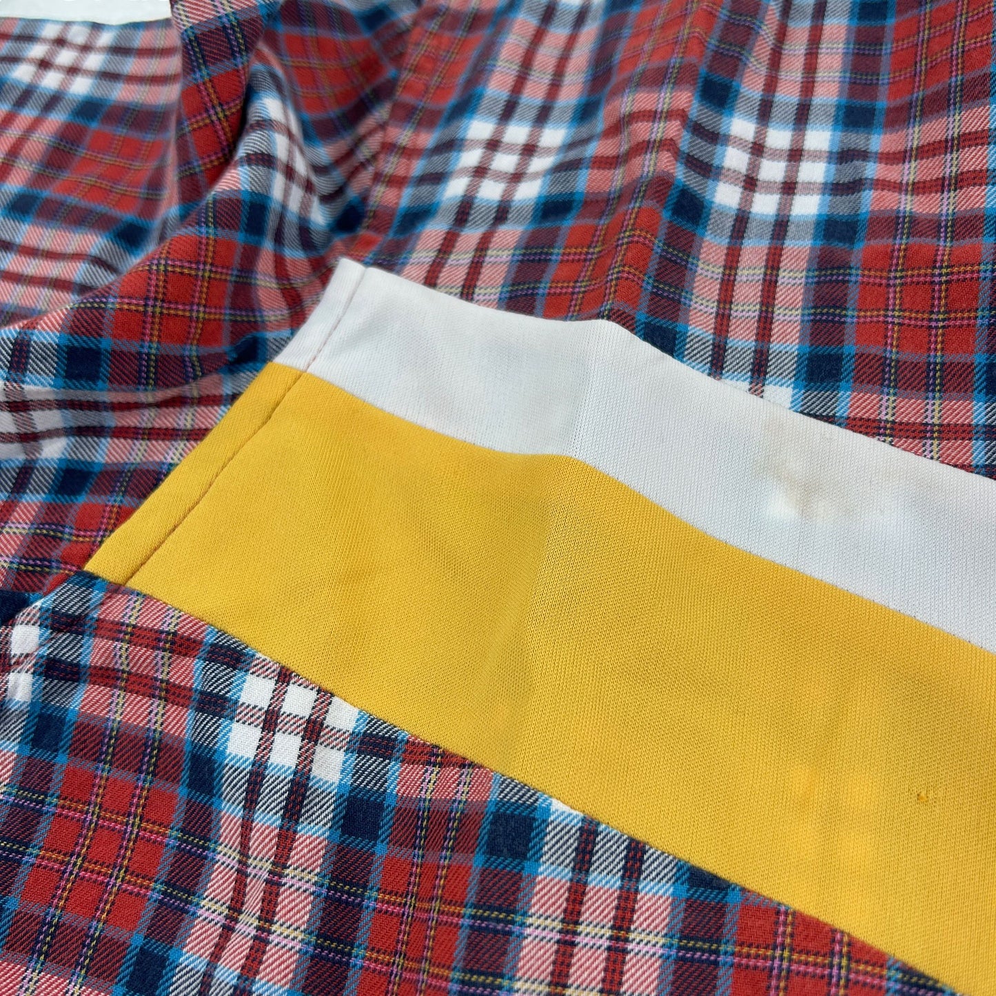Vintage PPFM Plaid Zip-Up Shirt Size M