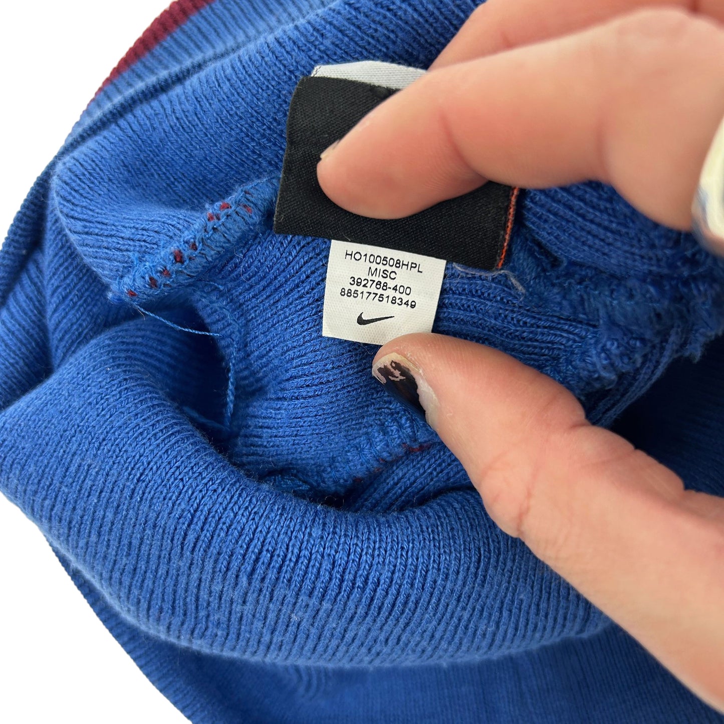 Vintage Nike FC Barcelona Beanie