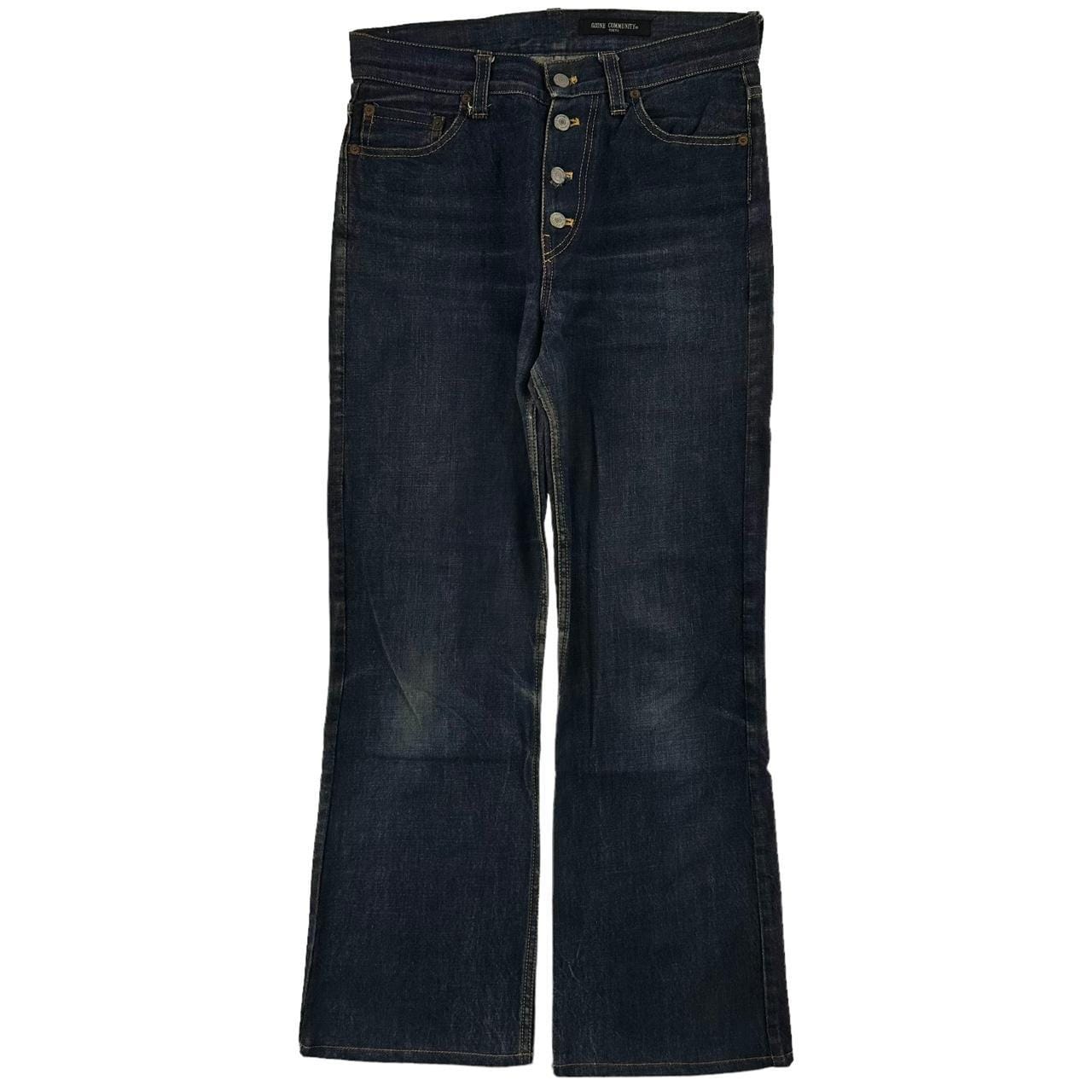 Vintage Ozone Community Hysteric Glamour flower denim jeans 