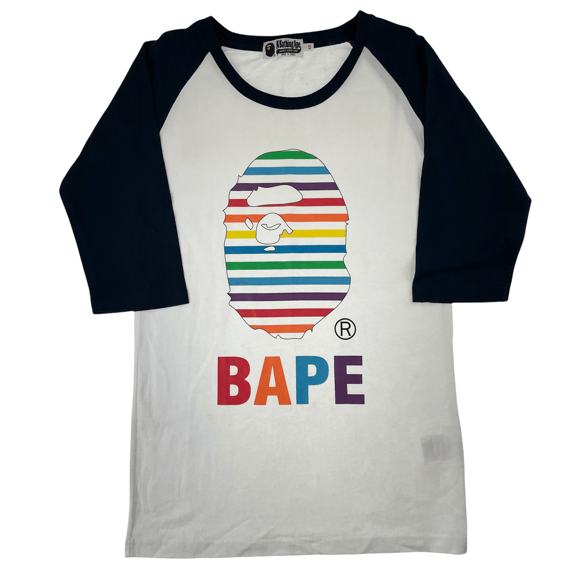 Bape logo t shirt women’s size XS - second wave vintage store