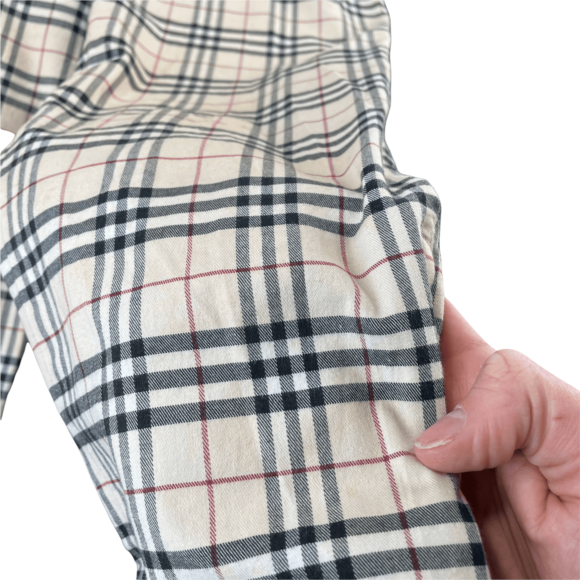 Burberry nova check trousers size UK 8 second wave vintage store