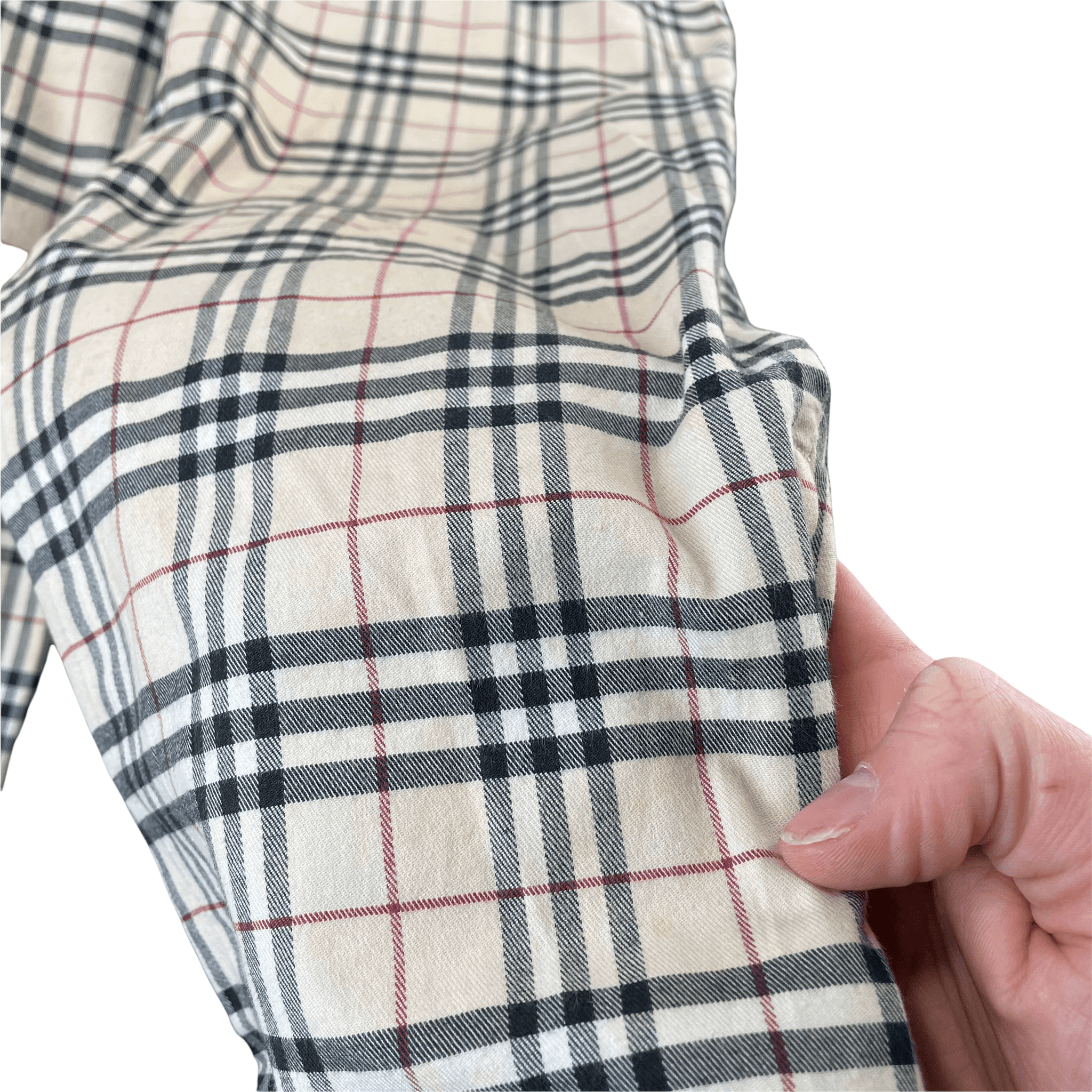 Burberry nova check trousers sales
