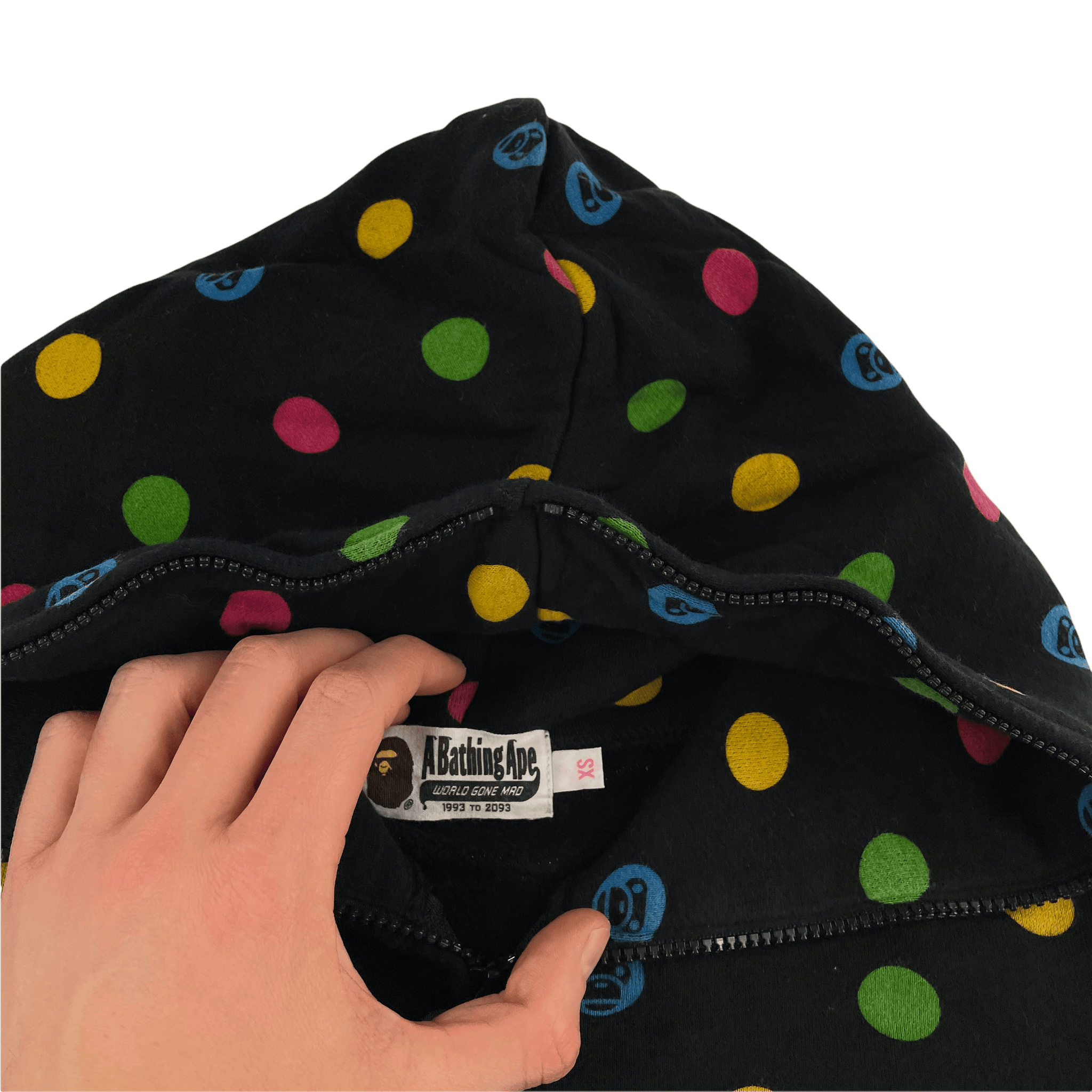 Bape polka top dot hoodie